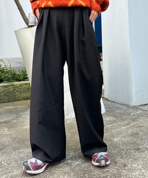 セール】【UNISEX】タックボリュームワイドスラックス/アソート
