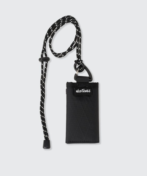 WILD THINGS（ワイルドシングス）の「【WILDTHINGS / ワイルドシングス】 NECK WALLET（財布・メンズ・ブラック/オリーブ/SHERBET/ベージュ・FREE）」の2枚目の写真