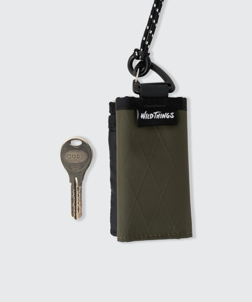 WILD THINGS（ワイルドシングス）の「【WILDTHINGS / ワイルドシングス】 NECK WALLET（財布・メンズ・ブラック/オリーブ/SHERBET/ベージュ・FREE）」の5枚目の写真