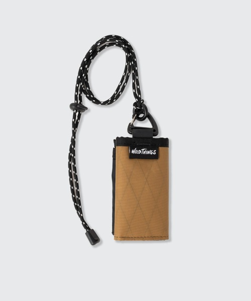 WILD THINGS（ワイルドシングス）の「【WILDTHINGS / ワイルドシングス】 NECK WALLET（財布・メンズ・ブラック/オリーブ/SHERBET/ベージュ・FREE）」の8枚目の写真