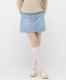 3.3 Field Trip／ビジューデニムスカート 2994321