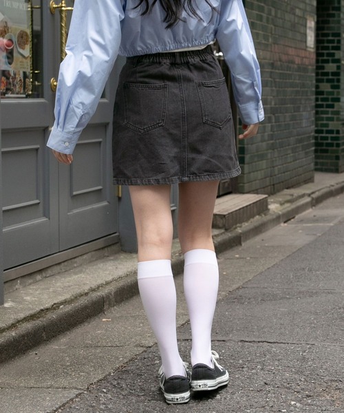 3.3 Field Trip （3.3フィールドトリップ）の「3.3 Field Trip／ビジューデニムスカート 2994321（デニムスカート・レディース・ブラック/ブルー・FREE）」の7枚目の写真