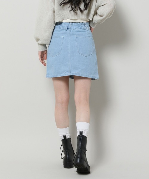 3.3 Field Trip （3.3フィールドトリップ）の「3.3 Field Trip／ビジューデニムスカート 2994321（デニムスカート・レディース・ブラック/ブルー・FREE）」の12枚目の写真
