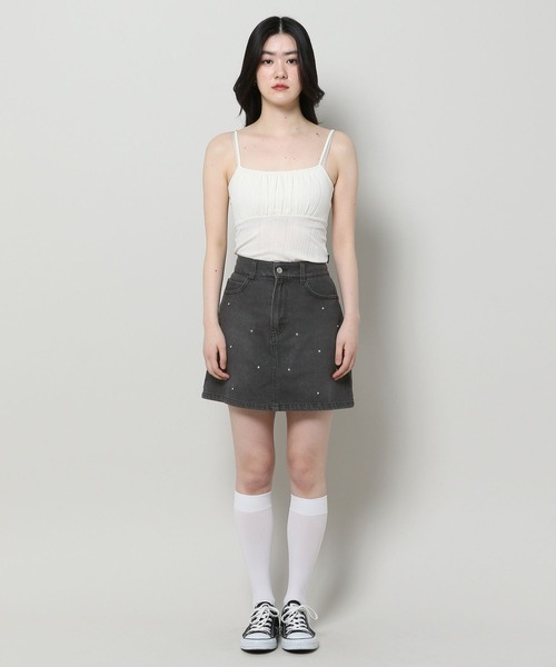 3.3 Field Trip （3.3フィールドトリップ）の「3.3 Field Trip／ビジューデニムスカート 2994321（デニムスカート・レディース・ブラック/ブルー・FREE）」の14枚目の写真