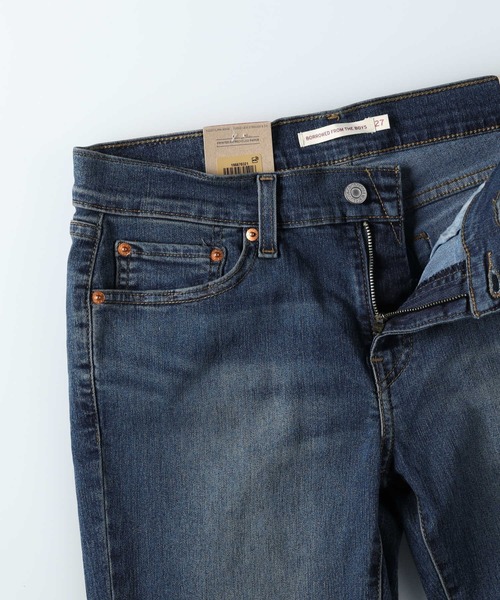 【セール】【Levi's】BOYFRIEBD テーパードデニムパンツ（デニムパンツ）｜Levi's（リーバイス）
