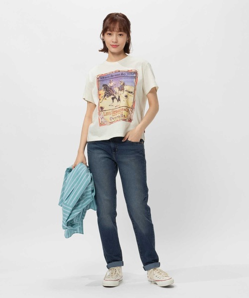 【セール】【Levi's】BOYFRIEBD テーパードデニムパンツ（デニムパンツ）｜Levi's（リーバイス）