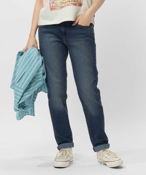 【セール】【Levi's】BOYFRIEBD テーパードデニムパンツ（デニムパンツ）｜Levi's（リーバイス）