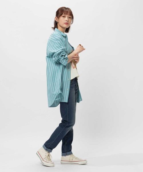 【セール】【Levi's】BOYFRIEBD テーパードデニムパンツ（デニムパンツ）｜Levi's（リーバイス）