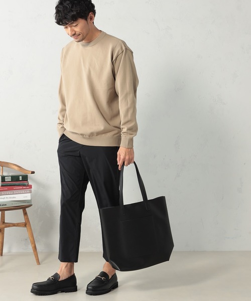 FOUND GOOD（ファウンドグッド）の「ポリガラニットPO（ニット/セーター・メンズ・ホワイト系5/ネイビー/グリーン系4/ベージュ・M/S/XL/L）」の9枚目の写真