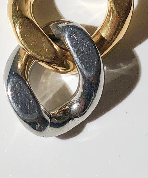 TUWAKRIM（トゥワクリム）の「【TUWAKRIM】ミックスカラーチェーンピアス（ピアス（両耳用）・レディース・ゴールド・FREE）」の5枚目の写真