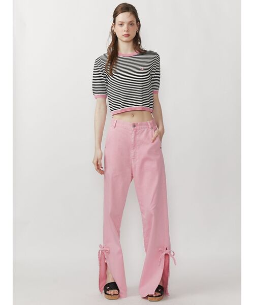 CALNAMUR（カルナムール）の「ショートスリーブロゴニット（ニット/セーター・レディース・その他1/ブラック/その他・FREE）」の10枚目の写真