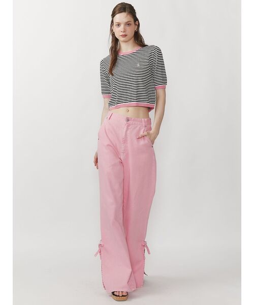 CALNAMUR（カルナムール）の「ショートスリーブロゴニット（ニット/セーター・レディース・その他1/ブラック/その他・FREE）」の11枚目の写真