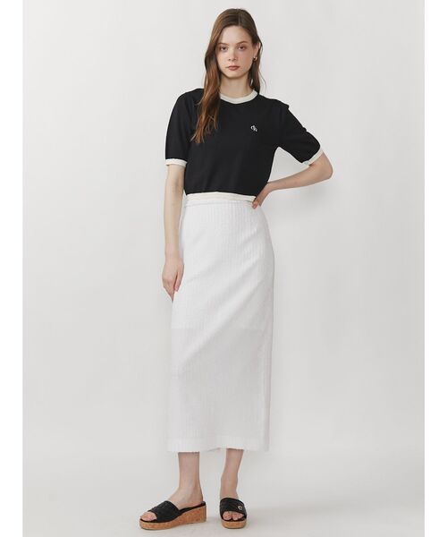 CALNAMUR（カルナムール）の「ショートスリーブロゴニット（ニット/セーター・レディース・その他1/ブラック/その他・FREE）」の12枚目の写真