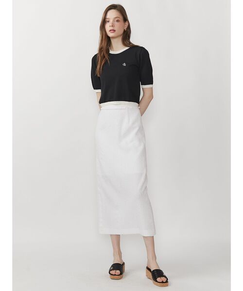 CALNAMUR（カルナムール）の「ショートスリーブロゴニット（ニット/セーター・レディース・その他1/ブラック/その他・FREE）」の14枚目の写真