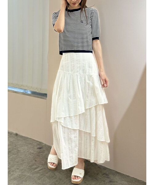 CALNAMUR（カルナムール）の「ショートスリーブロゴニット（ニット/セーター・レディース・その他1/ブラック/その他・FREE）」の19枚目の写真