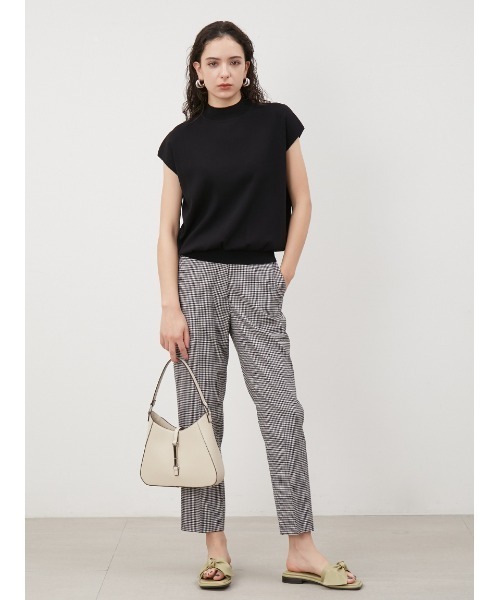 Mila Owen（ミラオーウェン）の「ハイネックブラウジングニットトップス【手洗い可能】（ニット/セーター・レディース・アイボリー/オレンジ/ブラック/その他/オフホワイト/ブルー・0/1）」の7枚目の写真