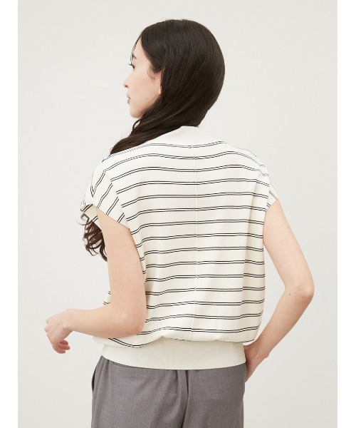 Mila Owen（ミラオーウェン）の「ハイネックブラウジングニットトップス【手洗い可能】（ニット/セーター・レディース・アイボリー/オレンジ/ブラック/その他/オフホワイト/ブルー・0/1）」の9枚目の写真