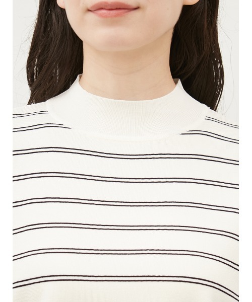 Mila Owen（ミラオーウェン）の「ハイネックブラウジングニットトップス【手洗い可能】（ニット/セーター・レディース・アイボリー/オレンジ/ブラック/その他/オフホワイト/ブルー・0/1）」の11枚目の写真