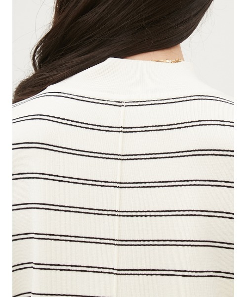 Mila Owen（ミラオーウェン）の「ハイネックブラウジングニットトップス【手洗い可能】（ニット/セーター・レディース・アイボリー/オレンジ/ブラック/その他/オフホワイト/ブルー・0/1）」の13枚目の写真