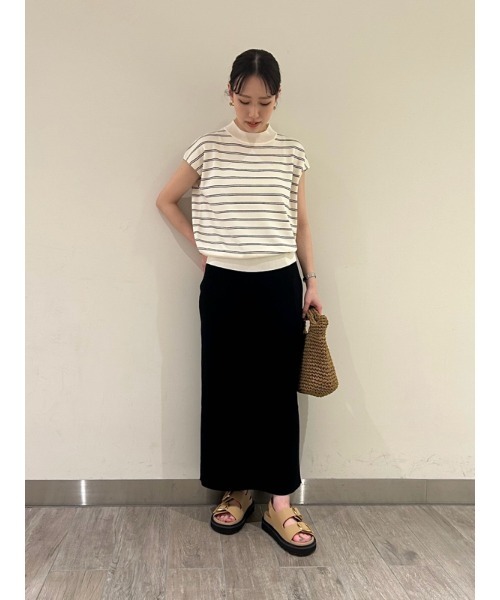 Mila Owen（ミラオーウェン）の「ハイネックブラウジングニットトップス【手洗い可能】（ニット/セーター・レディース・アイボリー/オレンジ/ブラック/その他/オフホワイト/ブルー・0/1）」の21枚目の写真