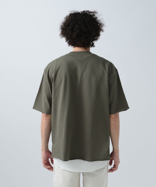 BAYFLOW（ベイフロー）の「[セットでお得!] レイヤード5分袖Tシャツ（Tシャツ/カットソー・メンズ・ベージュ/ブラック/カーキ/オフホワイト・SMALL/MEDIUM/LARGE）」の22枚目の写真