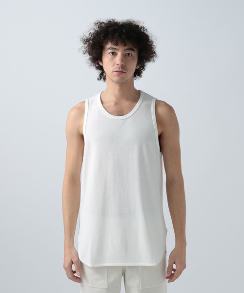 BAYFLOW（ベイフロー）の「[セットでお得!] レイヤード5分袖Tシャツ（Tシャツ/カットソー・メンズ・ベージュ/ブラック/カーキ/オフホワイト・SMALL/MEDIUM/LARGE）」の16枚目の写真