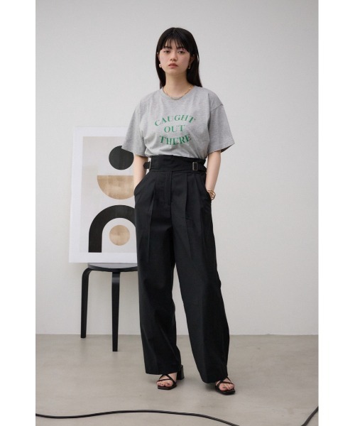 AZUL by moussy（アズールバイマウジー）の「プリントロゴTシャツ（Tシャツ/カットソー・レディース・オフホワイト/グレー系その他2/レッド/グリーン・FREE）」の17枚目の写真