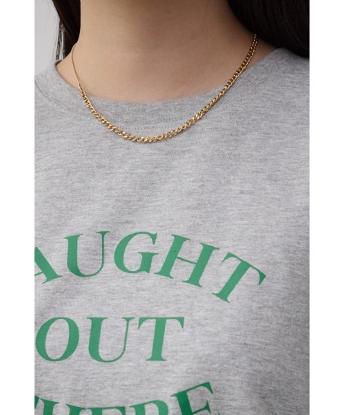 AZUL by moussy（アズールバイマウジー）の「プリントロゴTシャツ（Tシャツ/カットソー・レディース・オフホワイト/グレー系その他2/レッド/グリーン・FREE）」の21枚目の写真