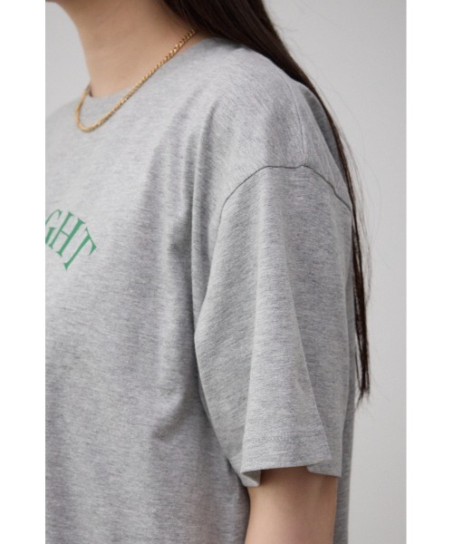 AZUL by moussy（アズールバイマウジー）の「プリントロゴTシャツ（Tシャツ/カットソー・レディース・オフホワイト/グレー系その他2/レッド/グリーン・FREE）」の22枚目の写真