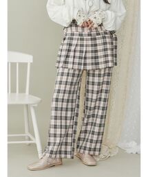 merry jenny | checkプリーツスカパン(スラックス)