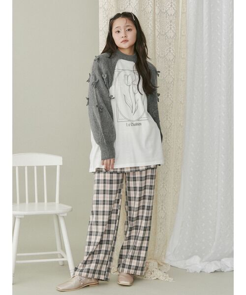 merry jenny（メリージェニー）の「checkプリーツスカパン（スラックス・レディース・グリーン/ブラック/ピンク・FREE）」の16枚目の写真