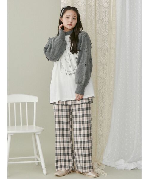 merry jenny（メリージェニー）の「checkプリーツスカパン（スラックス・レディース・グリーン/ブラック/ピンク・FREE）」の17枚目の写真