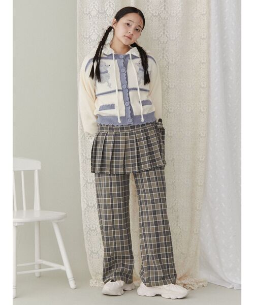 merry jenny（メリージェニー）の「checkプリーツスカパン（スラックス・レディース・グリーン/ブラック/ピンク・FREE）」の22枚目の写真