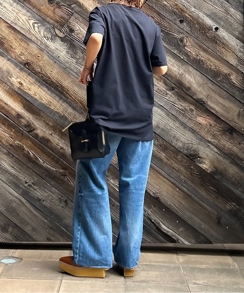 mi via loca(ミヴィアロカ)の「FRUIT OF THE LOOM ParisロゴTシャツ 【MVL027 ※2A】(Tシャツ/カットソー・レディース・ブラック/ナチュラル/オフホワイト・LARGE)」の6枚目の写真