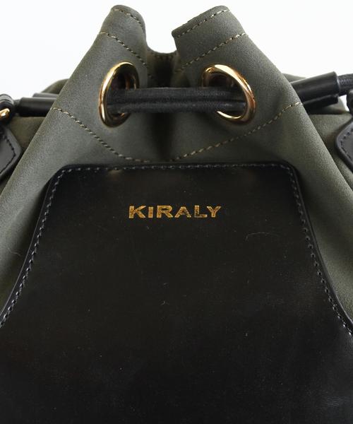 BEAUTY&YOUTH UNITED ARROWS(ビューティーアンドユースユナイテッドアローズ)の「【別注】BY∵ KIRALY コンビドローストリングショルダー◆(ショルダーバッグ・レディース・ブラック/ワイン・フリ-)」の7枚目の写真