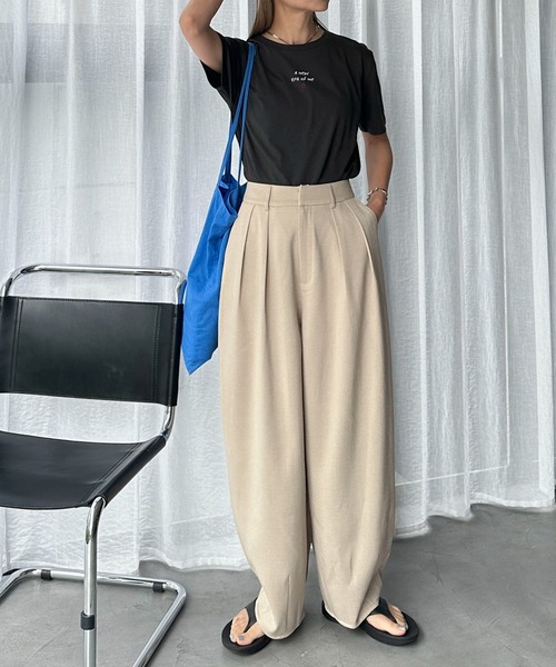 ベージュスラックス・アイボリースラックス・ワインポロシャツ ベージュ 【i-Pants-アイパンツ-】バイオセンサー生地使用