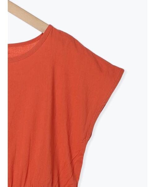 Samansa Mos2 blue（サマンサモスモスブルー）の「【Made in India】ウエスト切替ワンピース（ワンピース・レディース・ブルー/レッド系その他/ブラック・F）」の7枚目の写真