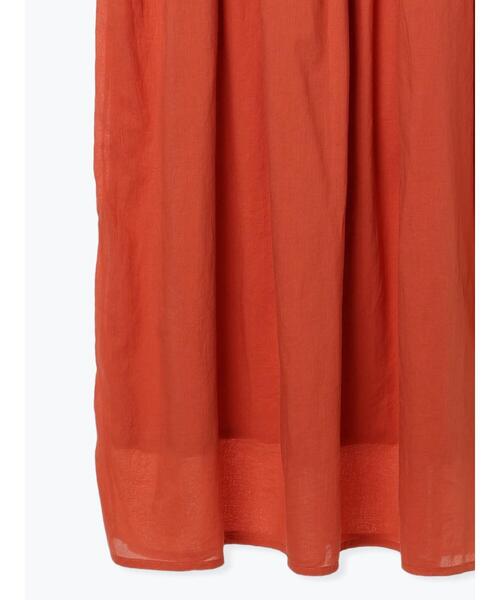 Samansa Mos2 blue（サマンサモスモスブルー）の「【Made in India】ウエスト切替ワンピース（ワンピース・レディース・ブルー/レッド系その他/ブラック・F）」の8枚目の写真