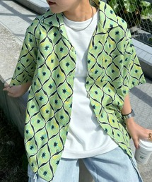 CIAOPANIC TYPY | アフリカンバティックアソート柄オープンカラーシャツ(シャツ/ブラウス)