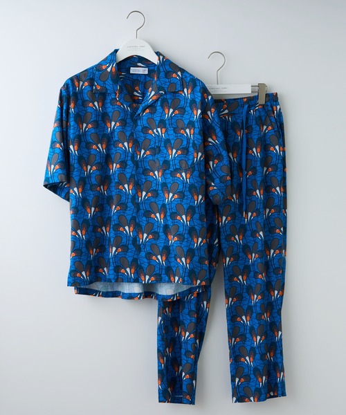 CIAOPANIC TYPY(チャオパニックティピー)の「アフリカンバティックアソート柄オープンカラーシャツ(シャツ/ブラウス・メンズ・オフホワイト/グリーン/ブルー・MEDIUM/LARGE)」の9枚目の写真