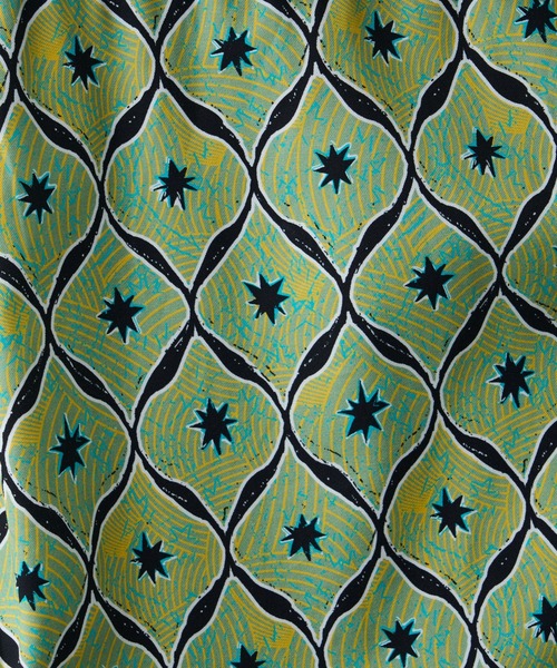 CIAOPANIC TYPY(チャオパニックティピー)の「アフリカンバティックアソート柄オープンカラーシャツ(シャツ/ブラウス・メンズ・オフホワイト/グリーン/ブルー・MEDIUM/LARGE)」の11枚目の写真