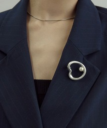 GOLDY（ゴールディ）の「サークル ポイント パール ブローチ（ブローチ/コサージュ）」