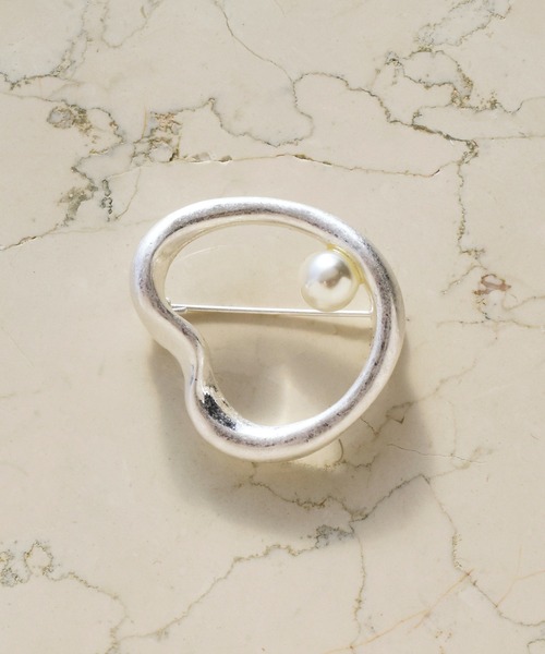 GOLDY（ゴールディ）の「サークル ポイント パール ブローチ（ブローチ/コサージュ・レディース・ゴールド/シルバー系その他/ゴールド系その他/シルバー・FREE）」の11枚目の写真