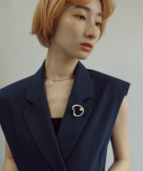 GOLDY（ゴールディ）の「サークル ポイント パール ブローチ（ブローチ/コサージュ・レディース・ゴールド/シルバー系その他/ゴールド系その他/シルバー・FREE）」の8枚目の写真