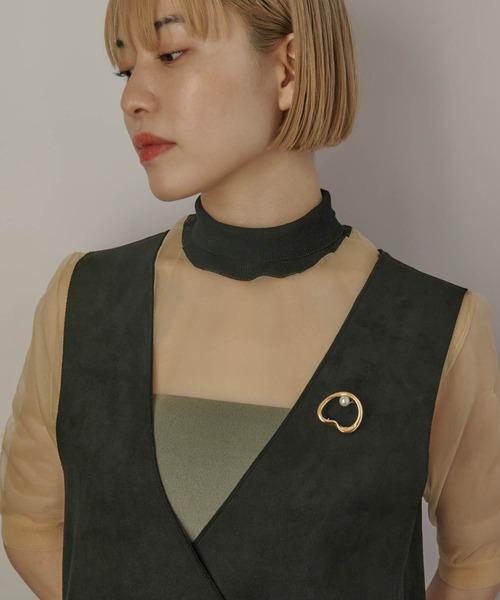 GOLDY（ゴールディ）の「サークル ポイント パール ブローチ（ブローチ/コサージュ・レディース・ゴールド/シルバー系その他/ゴールド系その他/シルバー・FREE）」の13枚目の写真