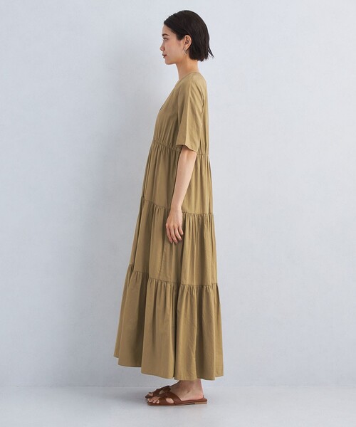 ティアード ワンピース ―green label relaxing green label relaxing ワンピース 「size SHORTあり」Breeze