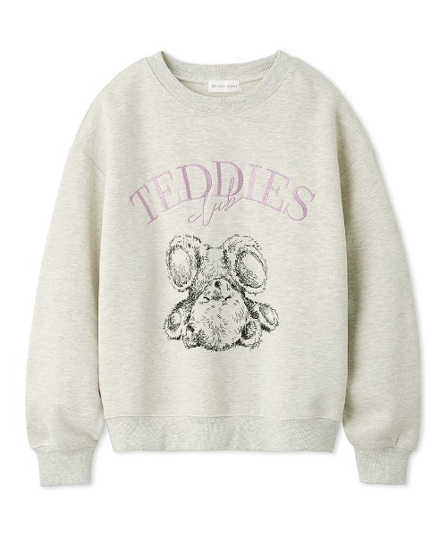 SNIDEL HOME ベアプリントスウェット SNIDEL HOME（スナイデルホーム）の「ベアプリントスウェット