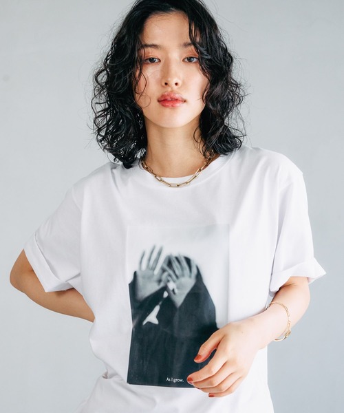 LEPSIM（レプシィム）の「【FOR I SERIES】プリントフォトT　131929（Tシャツ/カットソー・レディース・ブラック/オフホワイト・FREE）」の14枚目の写真