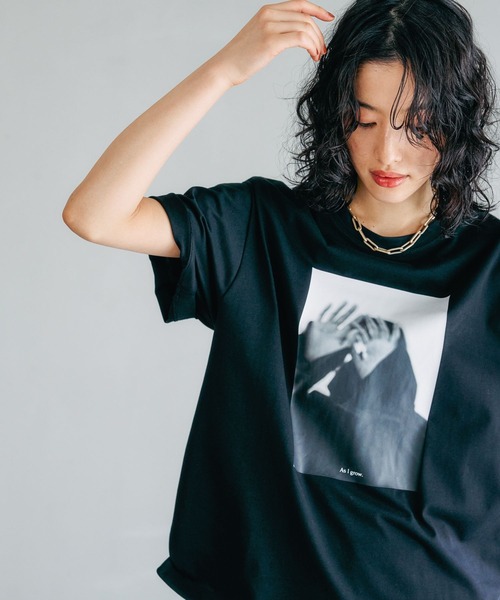 LEPSIM（レプシィム）の「【FOR I SERIES】プリントフォトT　131929（Tシャツ/カットソー・レディース・ブラック/オフホワイト・FREE）」の22枚目の写真