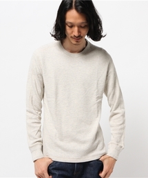 SHIPS | SA: ヴィンテージ サーマル クルーネック ロングスリーブ Tシャツ(Tシャツ/カットソー)